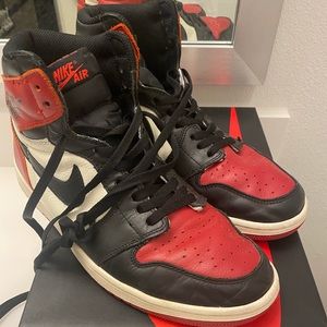 Air Jordan Bred Toe Size 10.5
